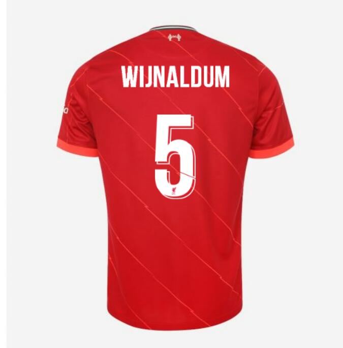 2021/22 Liverpool Cup Home Kit Soccer Jersey with WIJNALDUM 5 printing